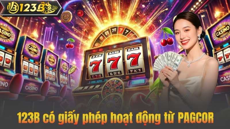 Giấy Phép Hoạt Động 7 123B có giấy phép hoạt động từ PAGCOR