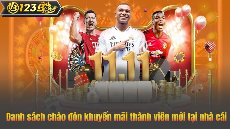 Khuyến Mãi Thành Viên Mới – Nhận Ngay Ưu Đãi Chào Mừng Tại 123B 7 Danh sách chào đón khuyến mãi thành viên mới tại nhà cái